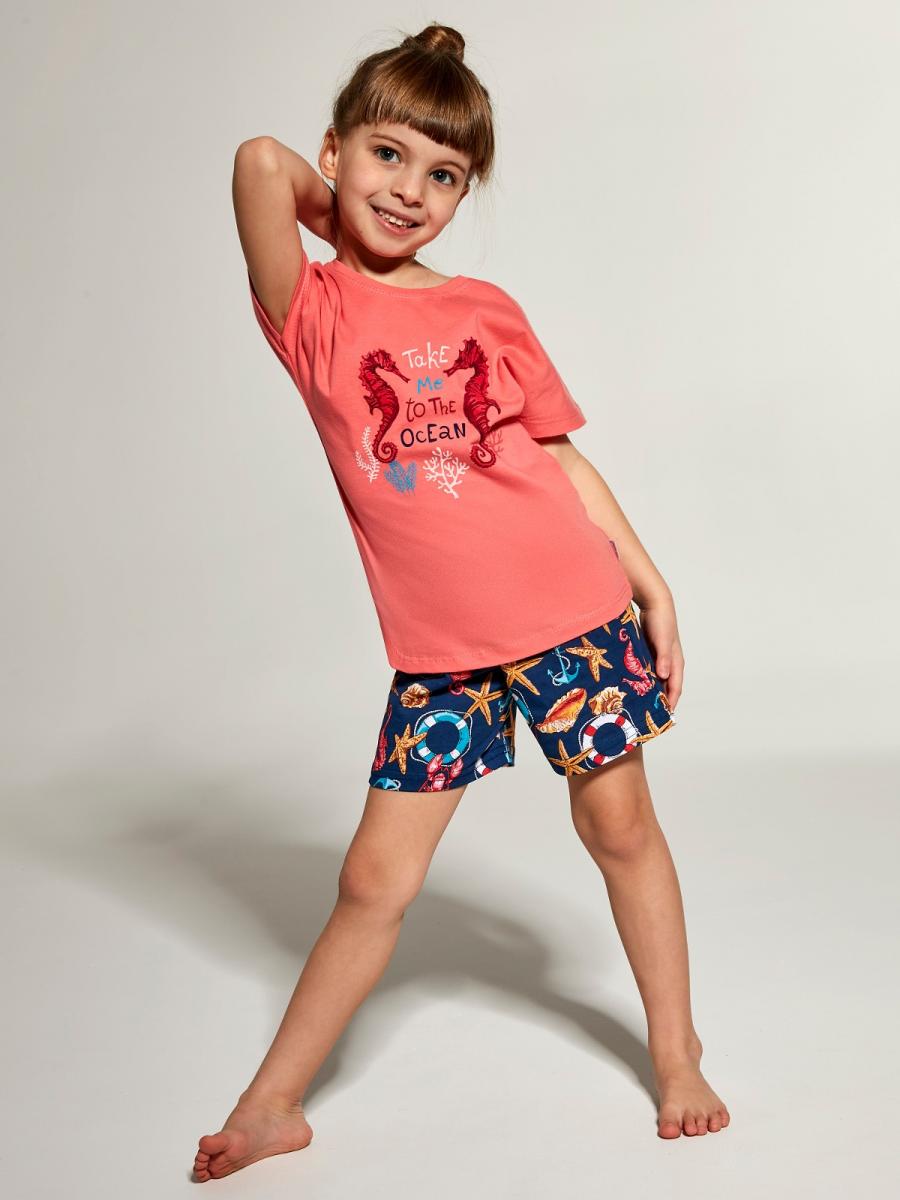 Piżama Cornette Kids Girl 249/94 Seahorse kr/r 86-128