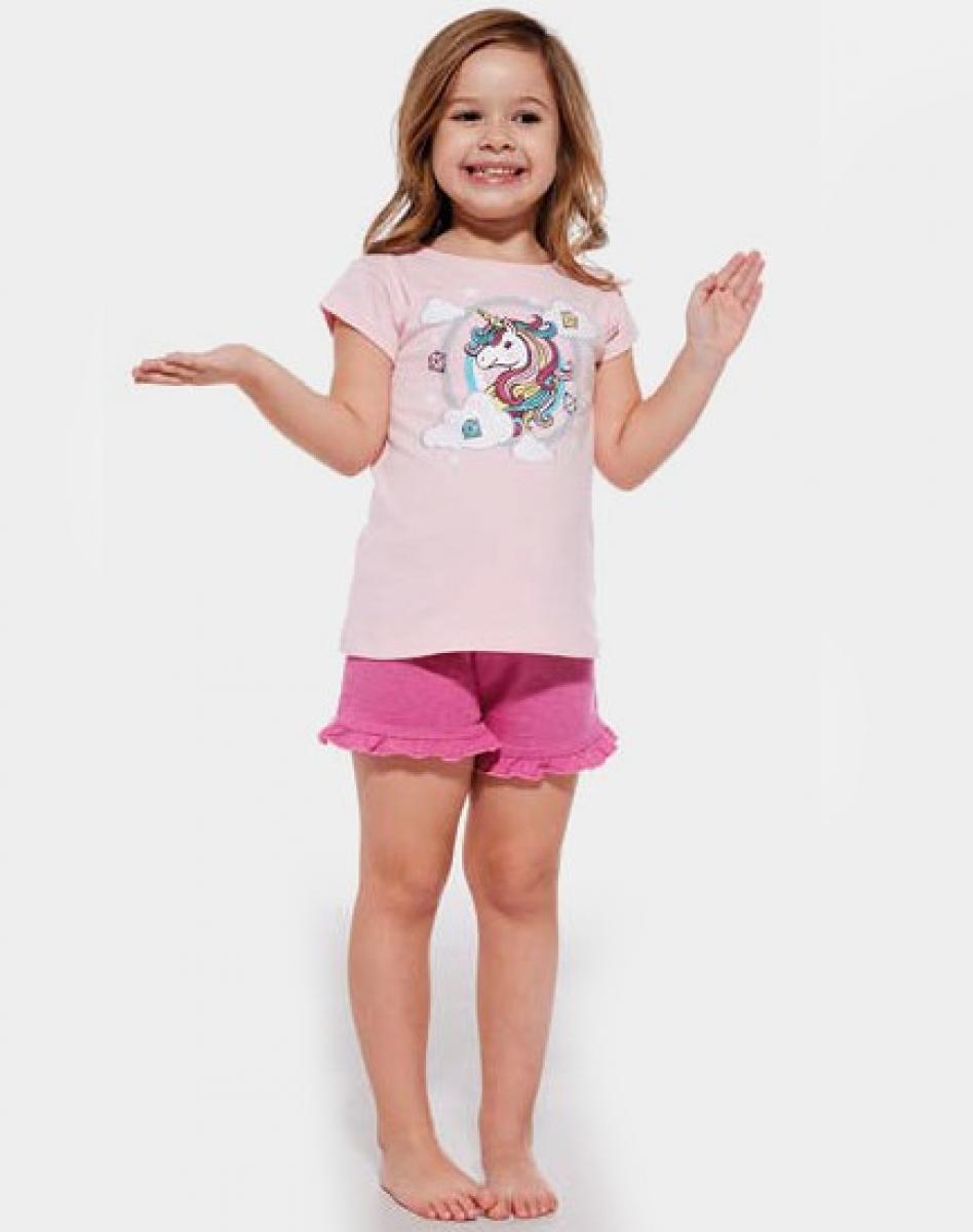 Piżama Cornette Kids Girl 459/96 Unicorn kr/r 86-128